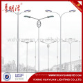 galvanized steel street lighting poles with light